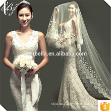 Neueste Modell schicke preiswerte Spitze-Nixe-Hochzeits-Kleid 2016 von der China-Fabrik